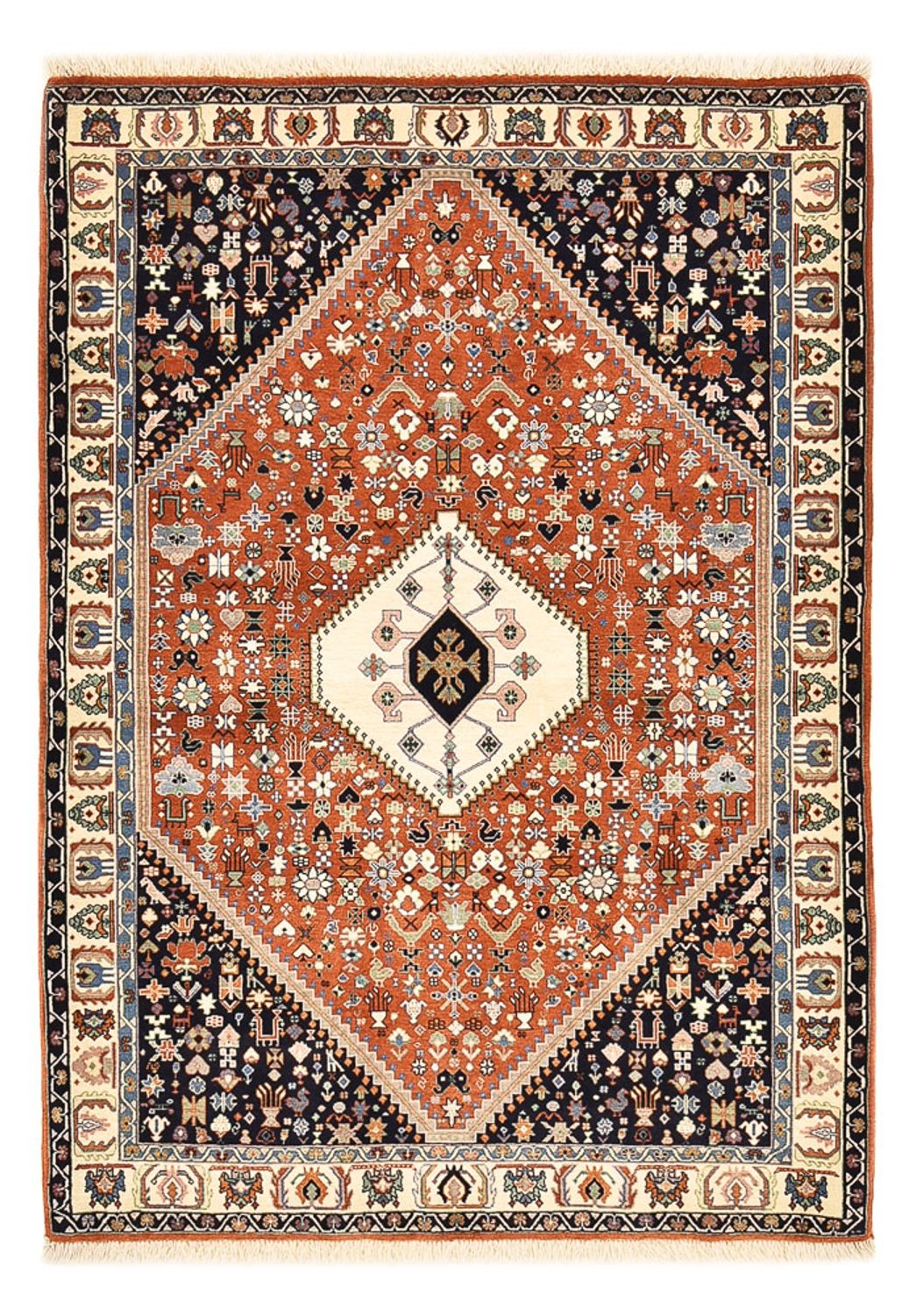Gabbeh Teppich - Kaschkuli Perser - 162 x 116 cm - rost