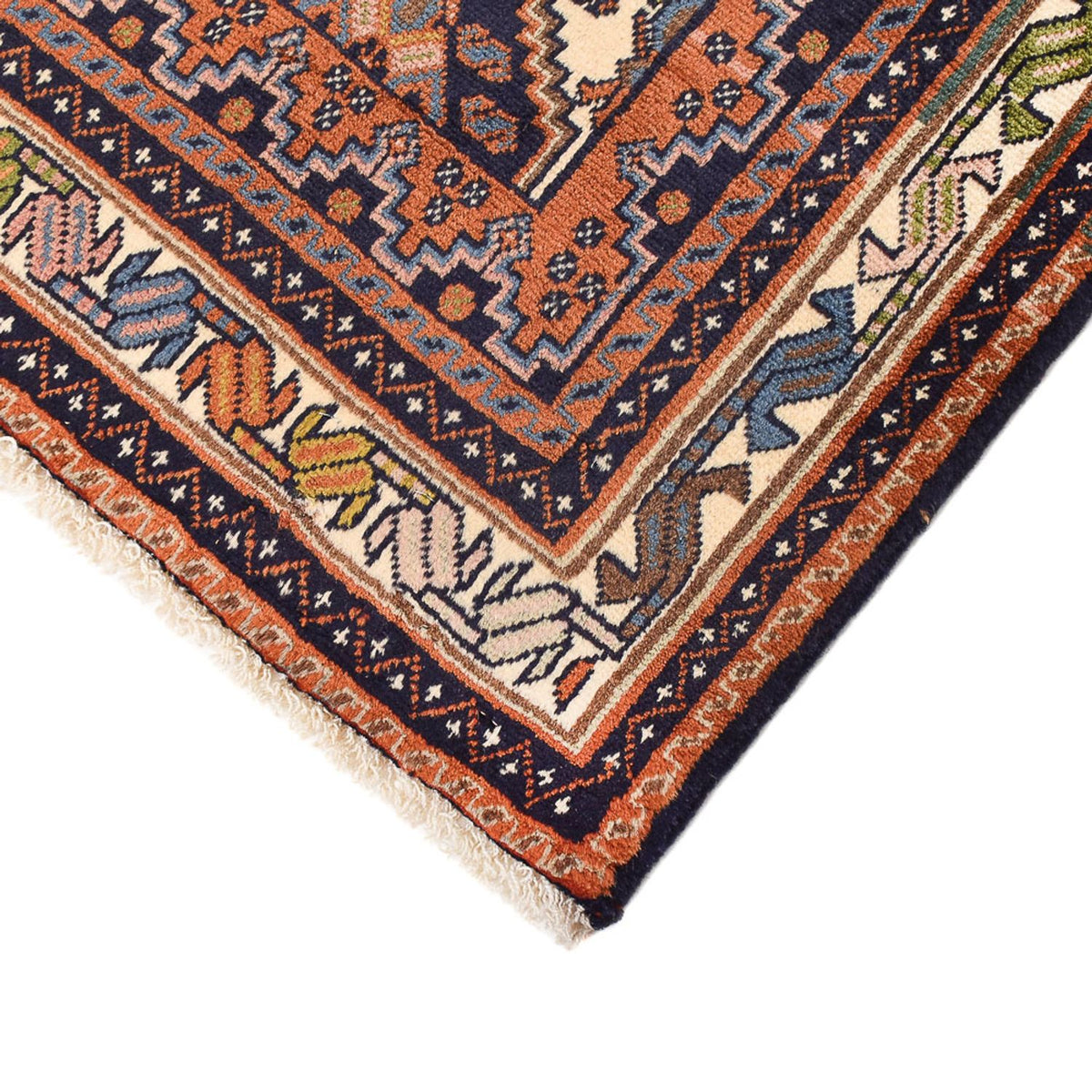 Perserteppich - Nomadic - 209 x 147 cm - mehrfarbig