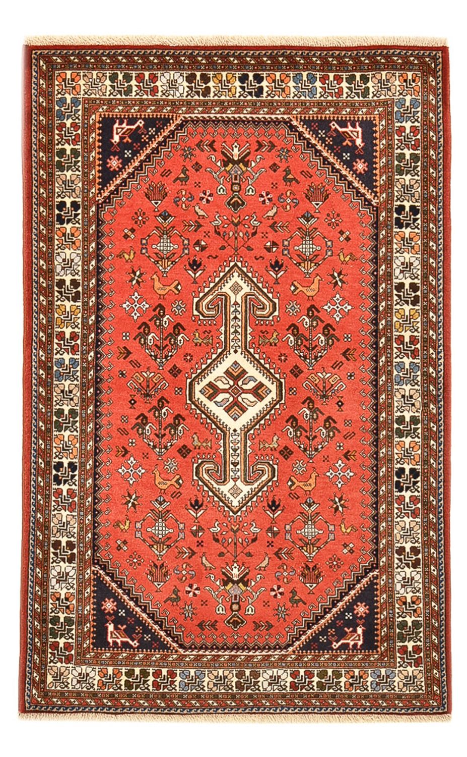 Perserteppich - Nomadic - 150 x 100 cm - rot