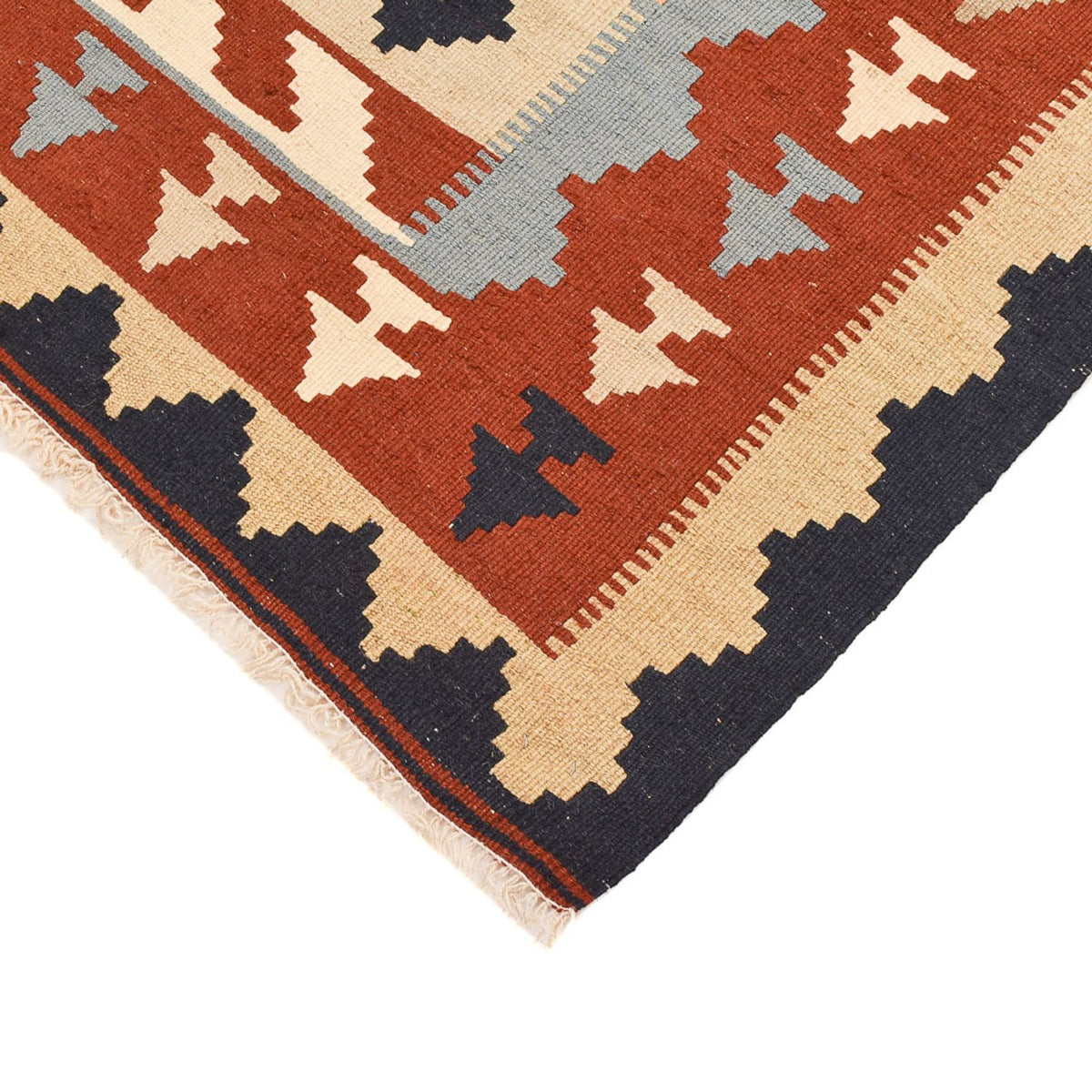 Kelim Teppich - Oriental - 146 x 104 cm - mehrfarbig