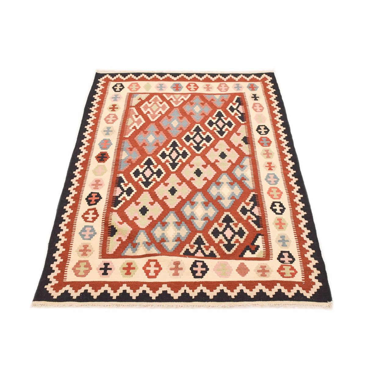 Kelim Teppich - Oriental - 150 x 106 cm - mehrfarbig