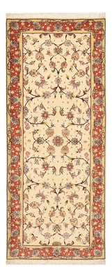 Läufer Perser - Täbriz - Premium - 205 x 81 cm - beige