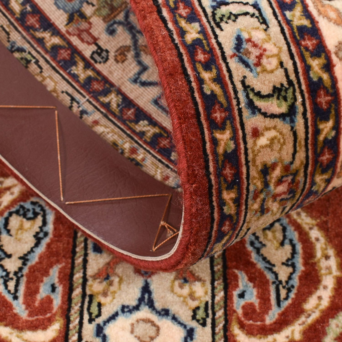 Läufer Perser - Ghom - Royal - 151 x 52 cm - dunkelbeige