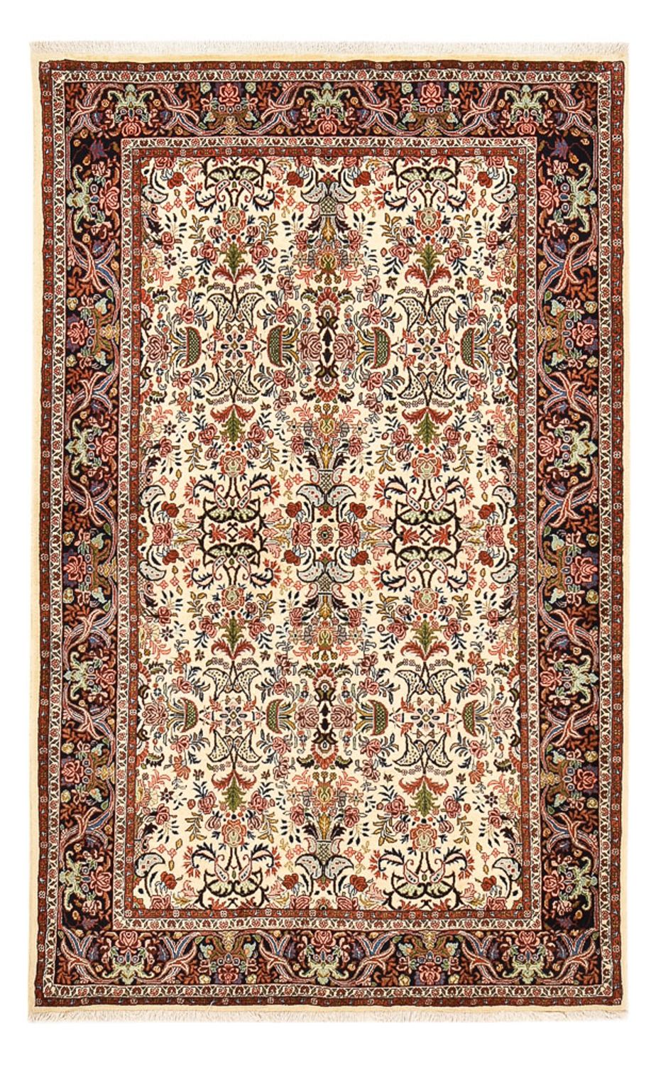 Perserteppich - Bidjar - 227 x 141 cm - dunkelbeige