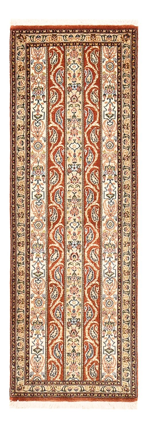 Läufer Perser - Ghom - Royal - 150 x 51 cm - dunkelbeige