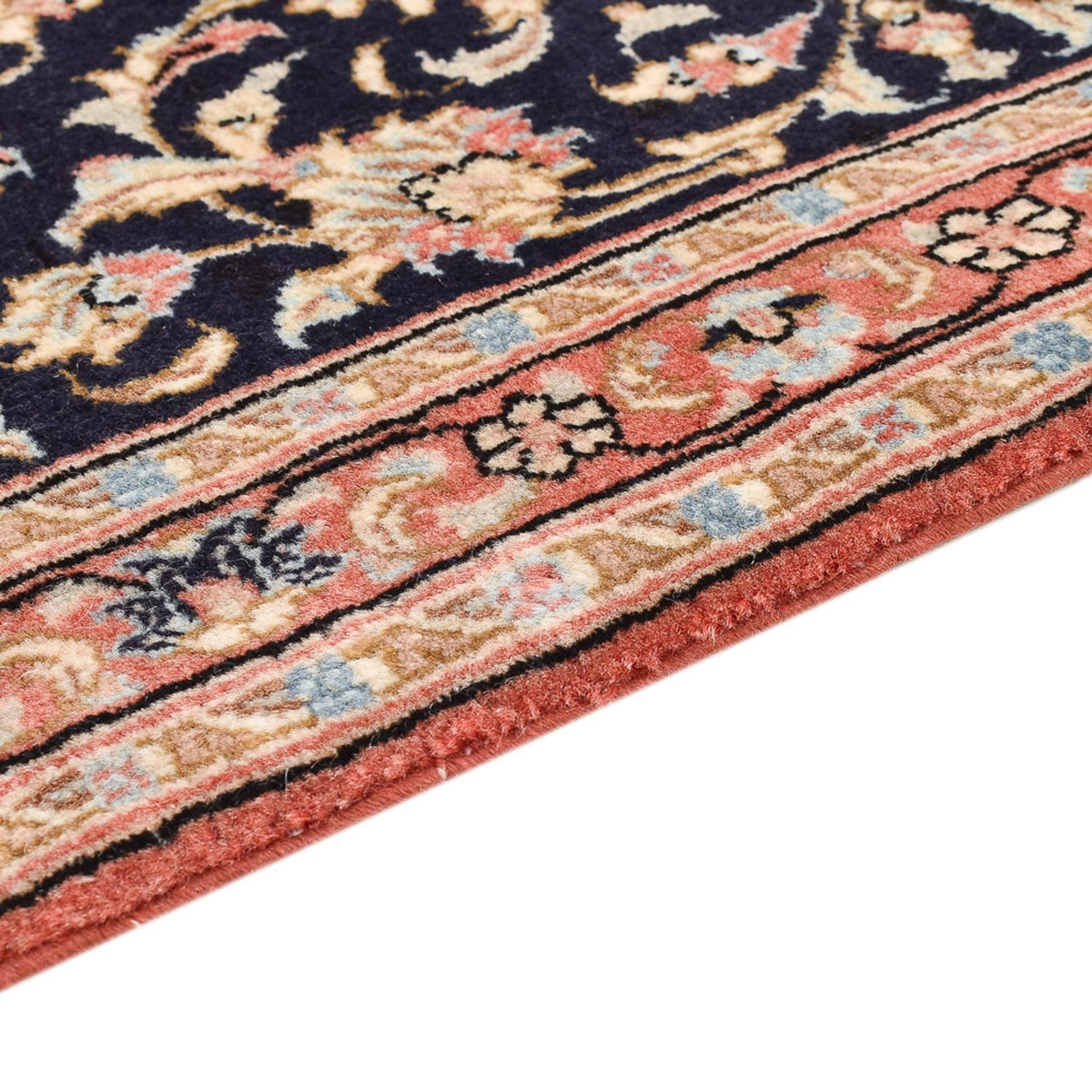 Läufer Perser - Ghom - Royal - 150 x 52 cm - dunkelblau