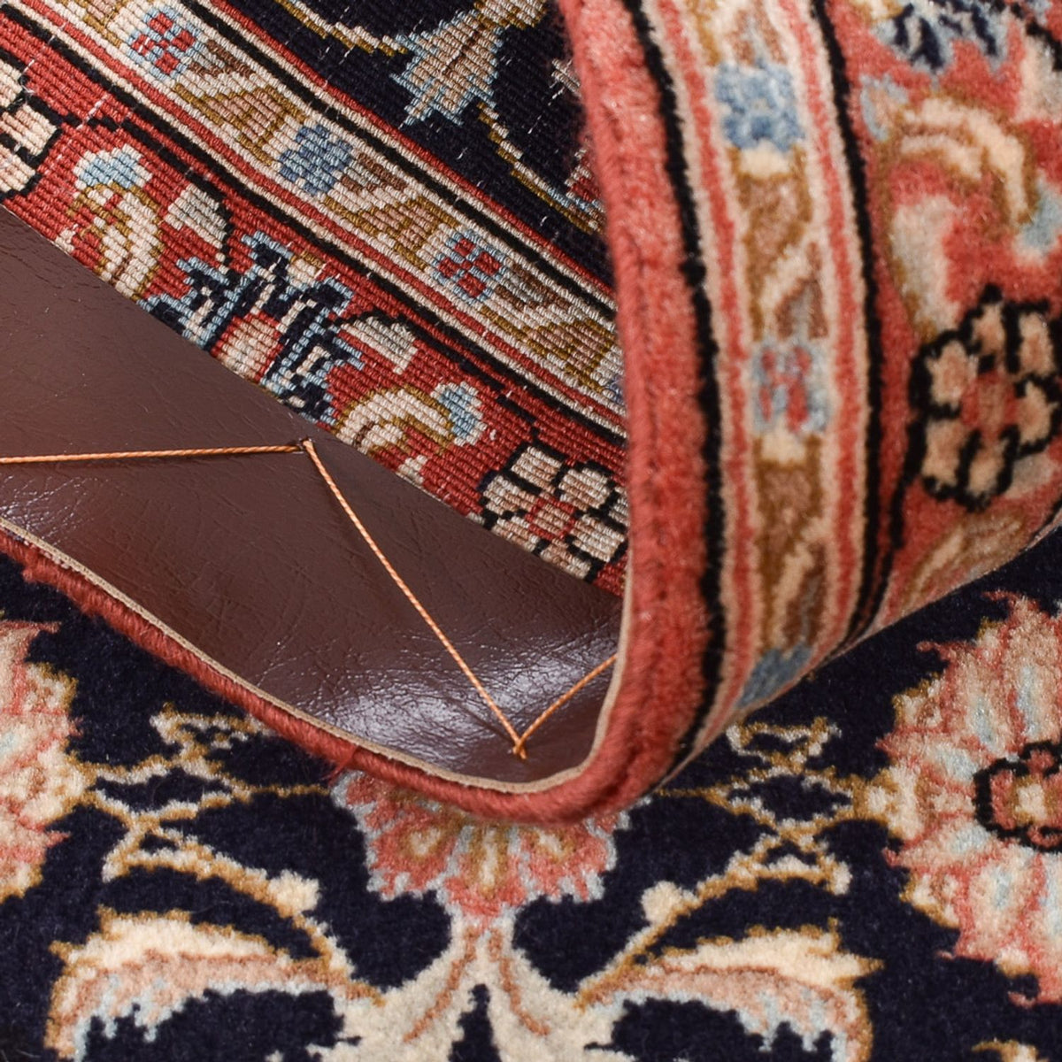 Läufer Perser - Ghom - Royal - 150 x 52 cm - dunkelblau