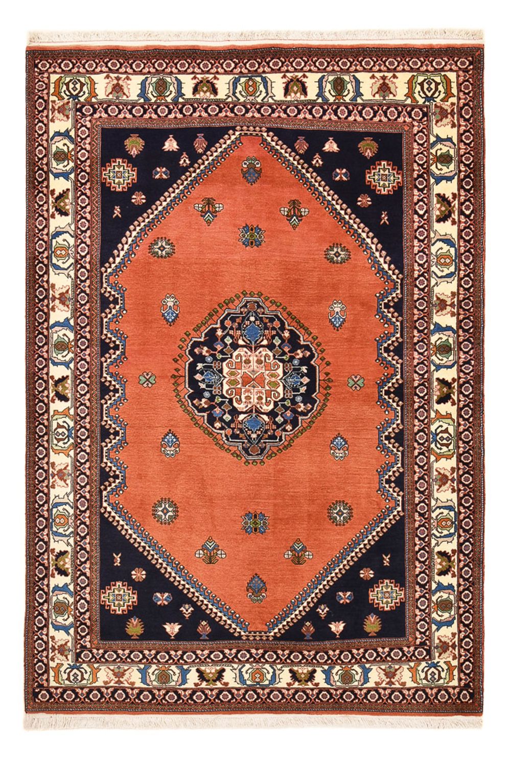 Gabbeh Teppich - Kaschkuli Perser - 255 x 163 cm - rot