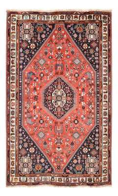 Gabbeh Teppich - Kaschkuli Perser - 255 x 155 cm - hellrot
