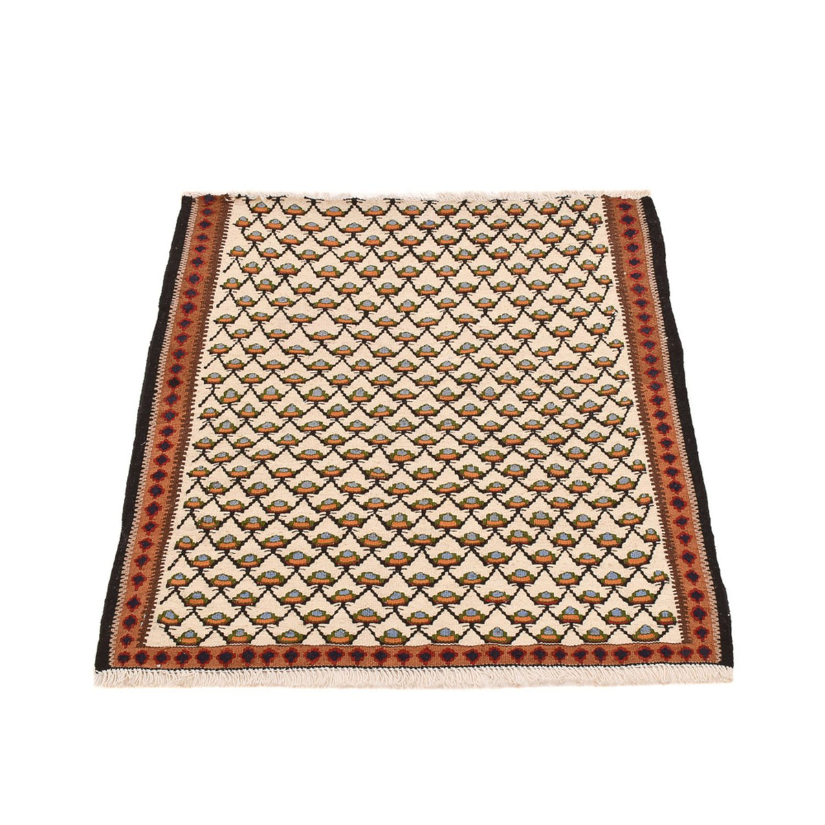 Kelim Teppich - Oriental - 88 x 85 cm - creme