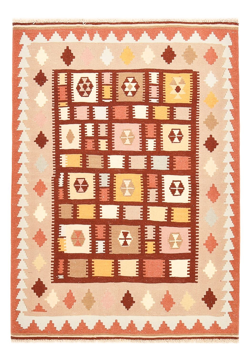 Kelim Teppich - Oriental - 147 x 103 cm - mehrfarbig