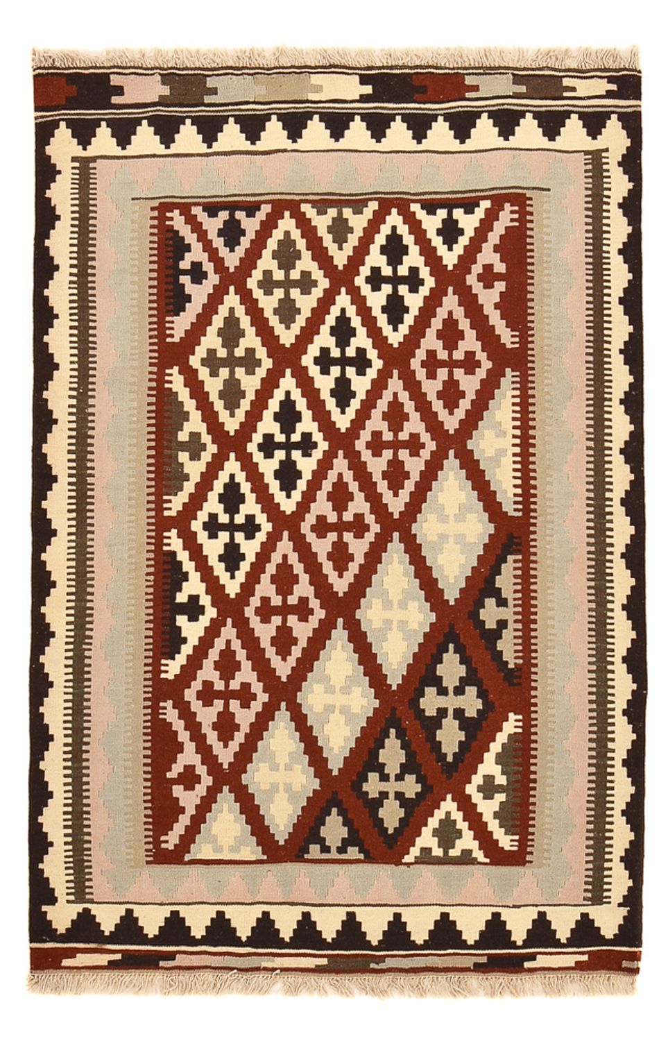 Kelim Teppich - Oriental - 155 x 105 cm - mehrfarbig
