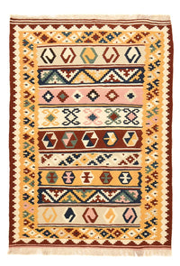 Kelim Teppich - Oriental - 144 x 105 cm - mehrfarbig