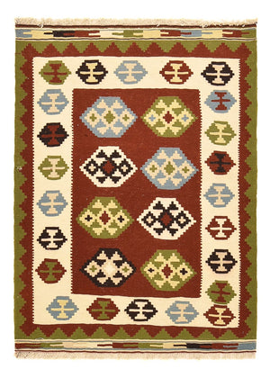 Kelim Teppich - Oriental - 146 x 103 cm - mehrfarbig