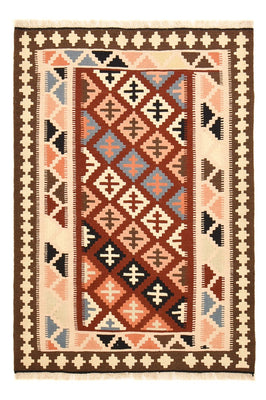 Kelim Teppich - Oriental - 150 x 105 cm - mehrfarbig