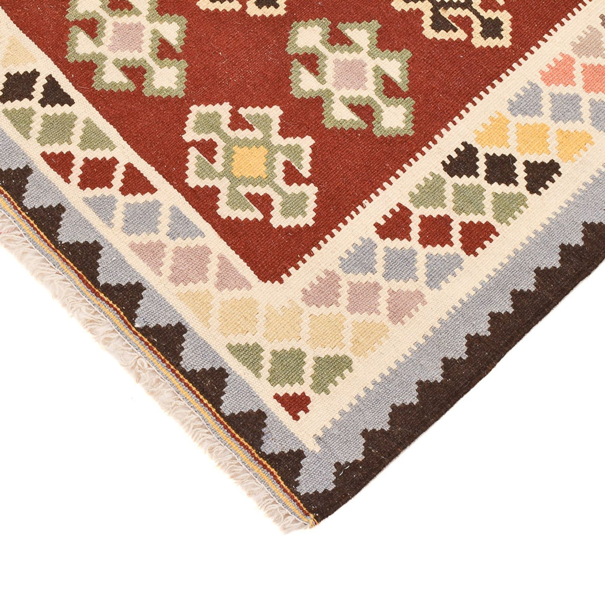 Kelim Teppich - Oriental - 145 x 106 cm - mehrfarbig