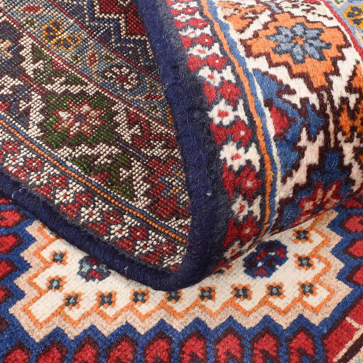 Perserteppich - Nomadic - 147 x 97 cm - rot