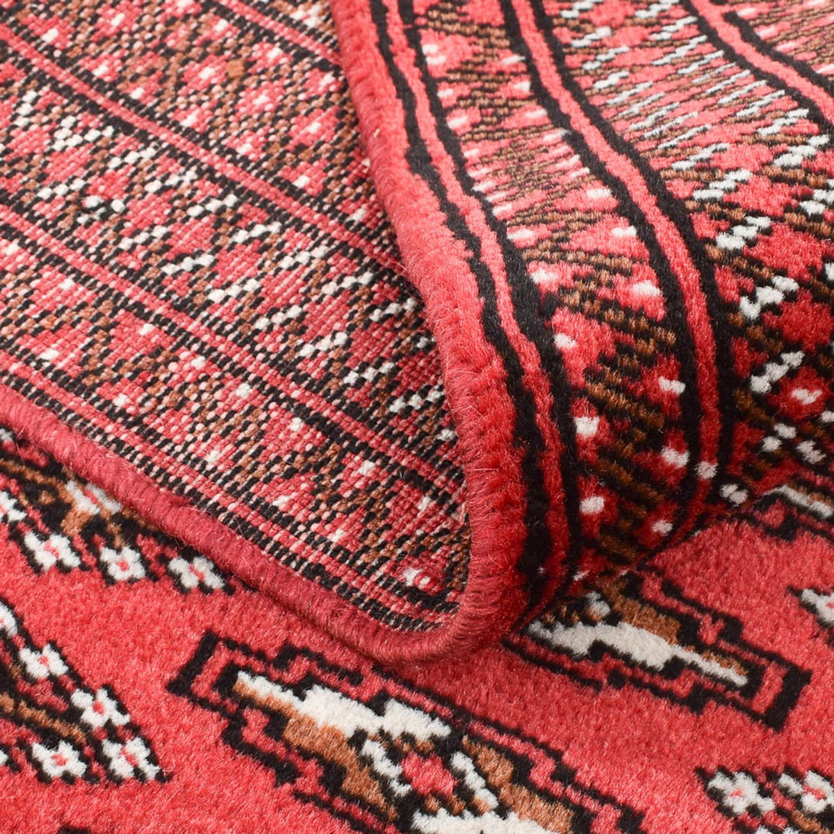 Turkaman Teppich - 135 x 94 cm - rot