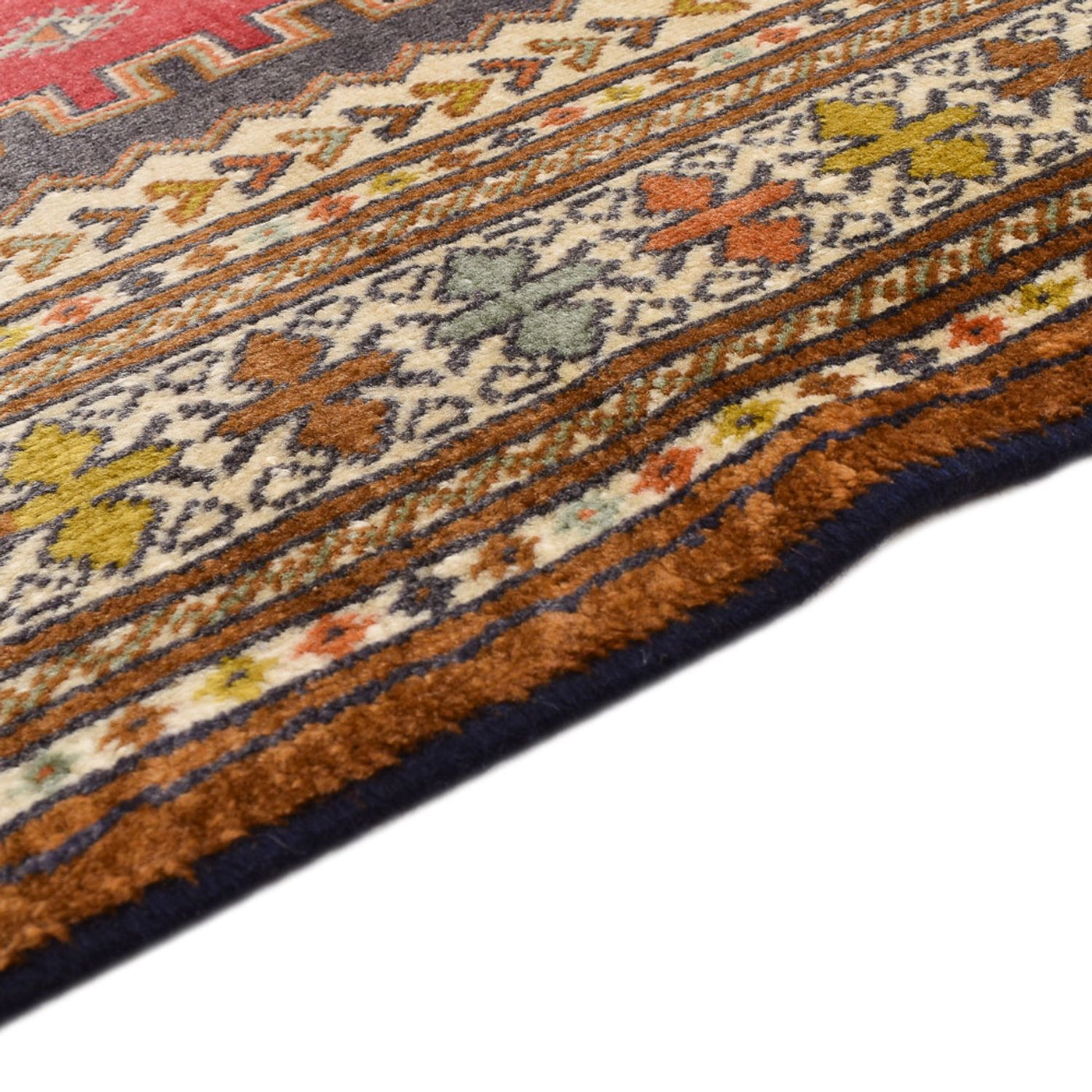 Perserteppich - Nomadic - 174 x 135 cm - mehrfarbig