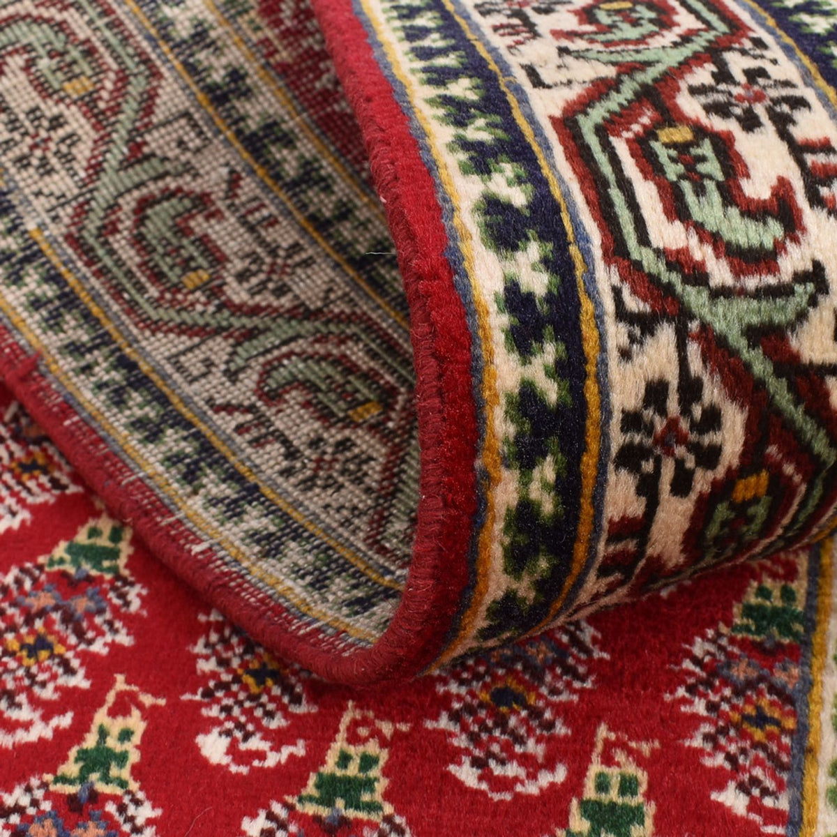 Läufer Perser - Täbriz - 460 x 73 cm - rot