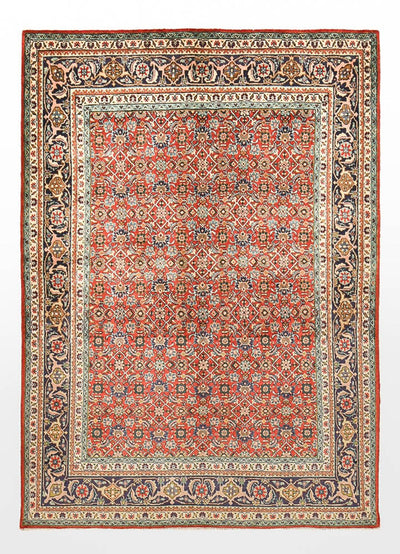 Täbriz Teppich 141x200cm - Perserteppich - mehrfarbig