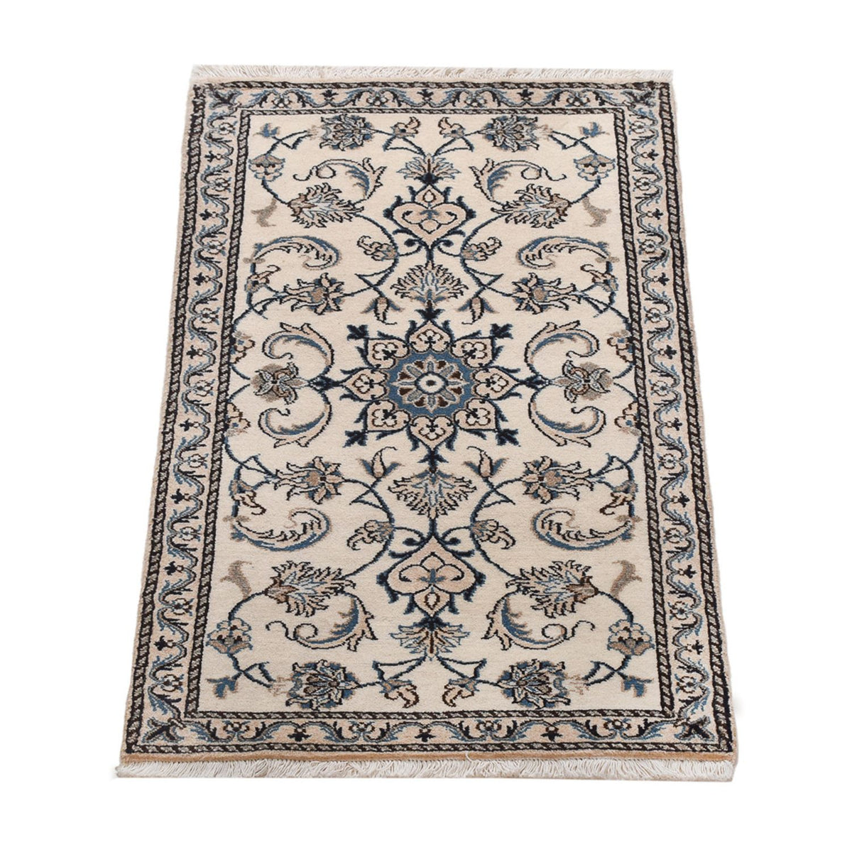 Perserteppich - Nain - 140 x 69 cm - creme