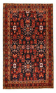 Perserteppich - Nomadic - 224 x 133 cm - mehrfarbig
