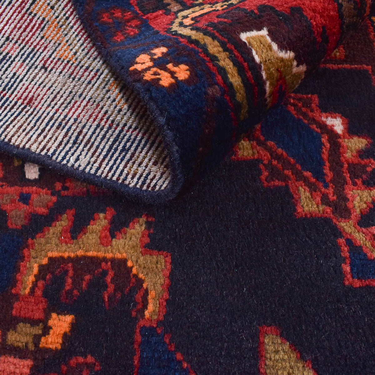 Perserteppich - Nomadic - 207 x 130 cm - dunkelblau