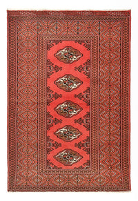 Turkaman Teppich - 144 x 98 cm - rot