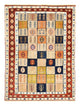 Gabbeh Persisch Teppich 103x143cm - Perserteppich Wollteppich