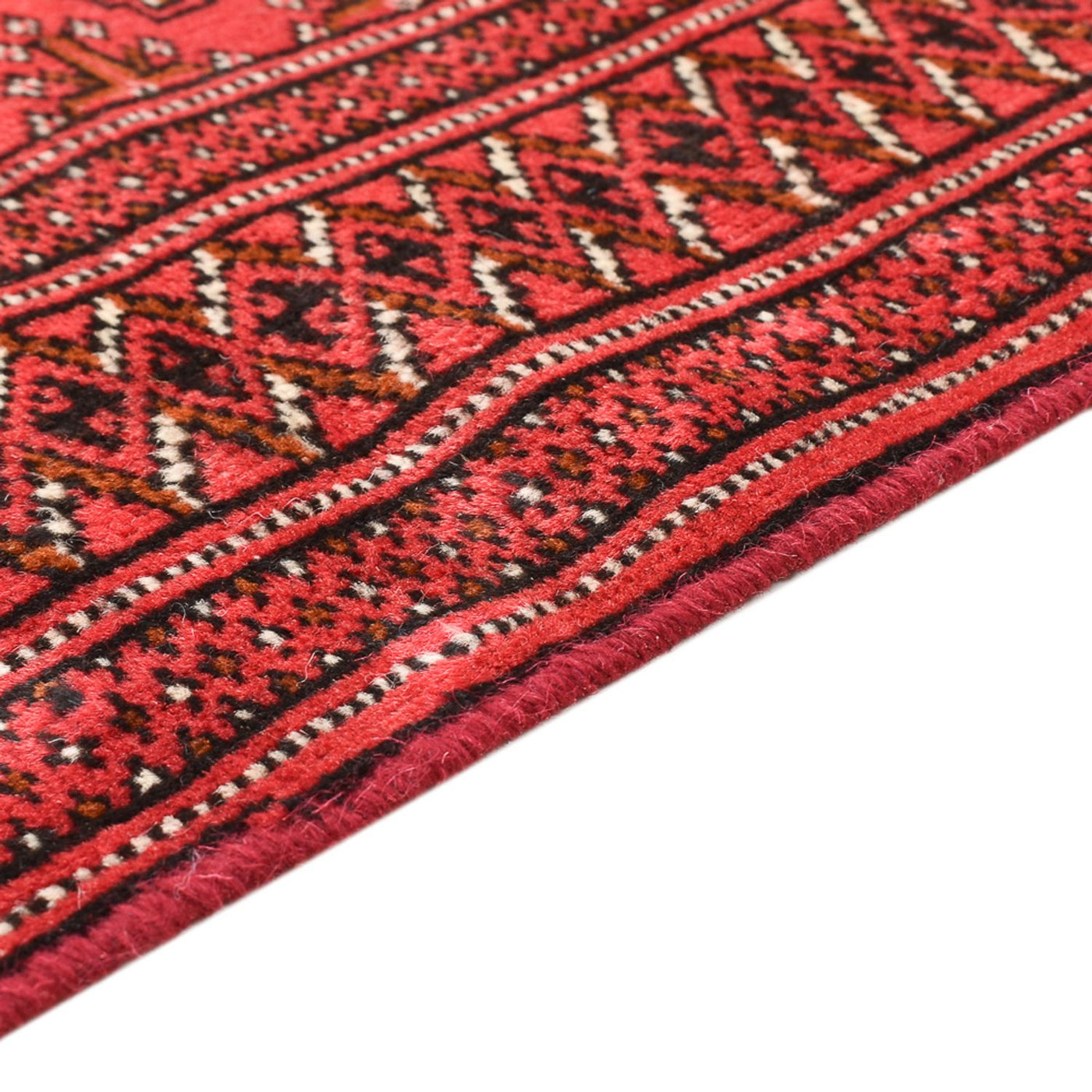Turkaman Teppich - 138 x 98 cm - rot