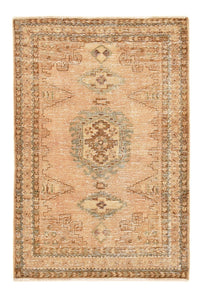 Vintage Teppich - 158 x 107 cm - dunkelbeige