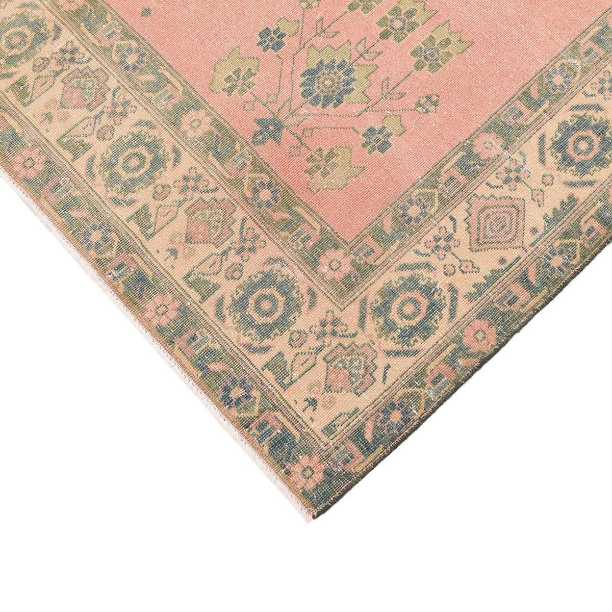 Vintage Teppich - 233 x 163 cm - hellrot