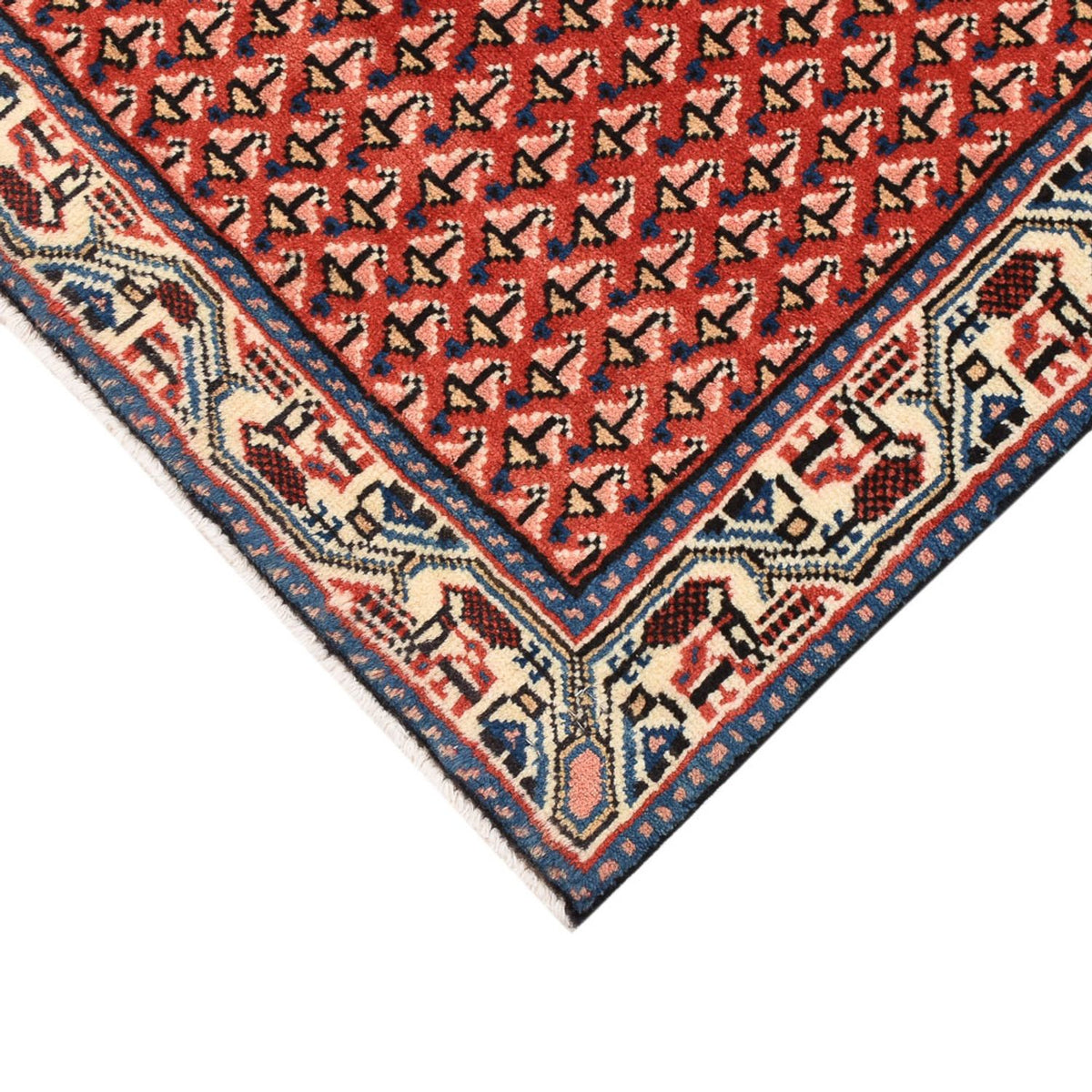 Perserteppich - Nomadic - 70 x 60 cm - rot