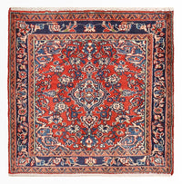 Perserteppich - Nomadic quadratisch  - 67 x 67 cm - rot