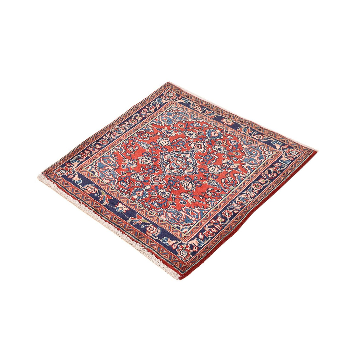 Perserteppich - Nomadic quadratisch  - 67 x 67 cm - rot
