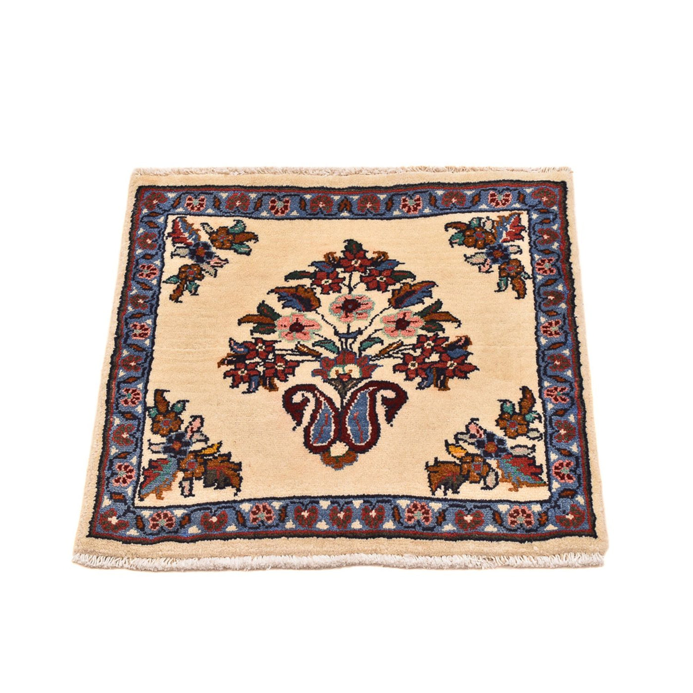 Perserteppich - Nomadic - 50 x 55 cm - mehrfarbig