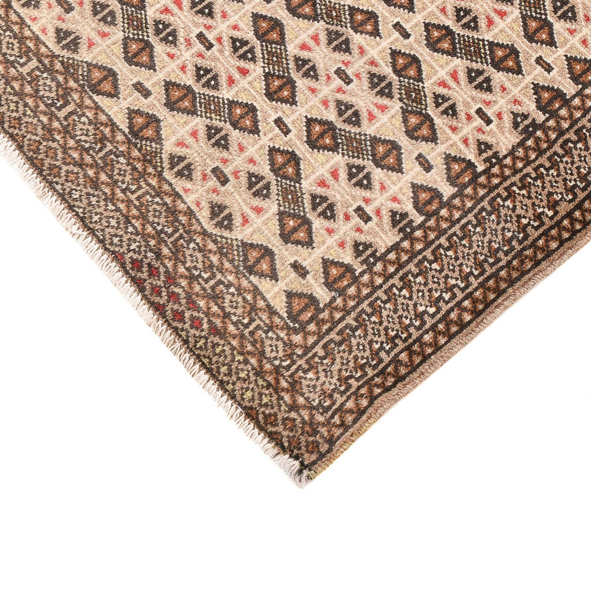 Turkaman Teppich - 117 x 84 cm - sand