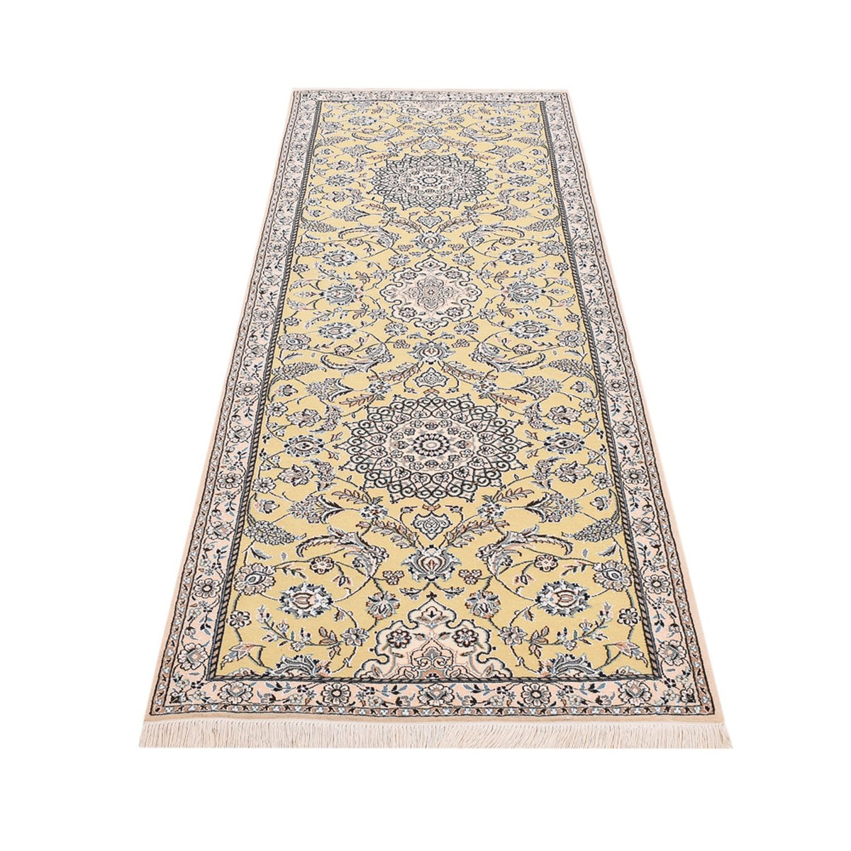 Läufer Perser - Nain - Royal - 263 x 90 cm - beige