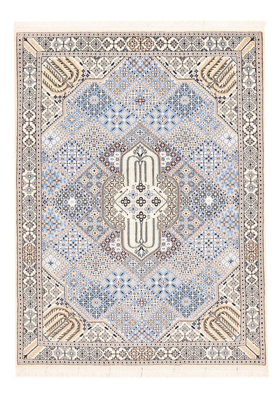 Nain - 9La Teppich 137x195cm - Perserteppich - hellblau
