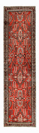 Läufer Perser - Täbriz - 398 x 110 cm - rot