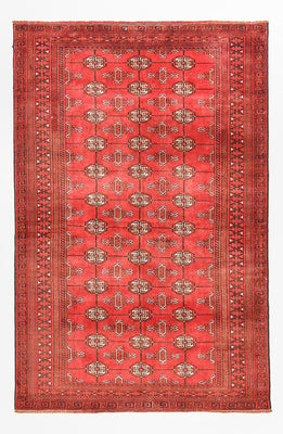 Turkaman Teppich - 182 x 113 cm - rot