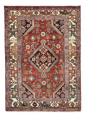 Perserteppich - Nomadic - 151 x 105 cm - rot