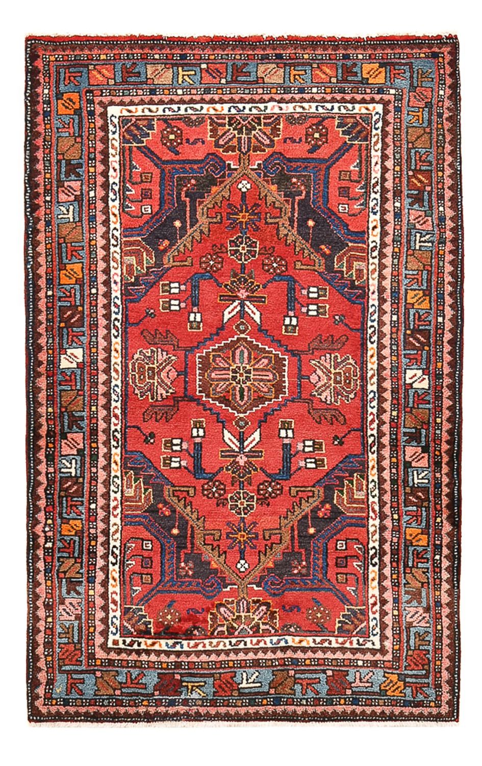 Perserteppich - Nomadic - 143 x 87 cm - rot