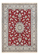 Perserteppich - Nain - 238 x 168 cm - rot