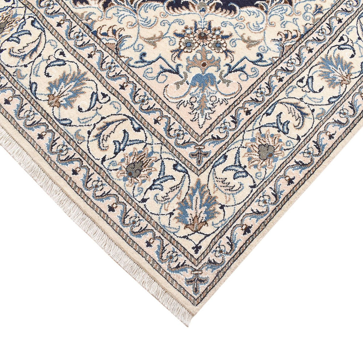 Perserteppich - Nain - 239 x 165 cm - dunkelblau