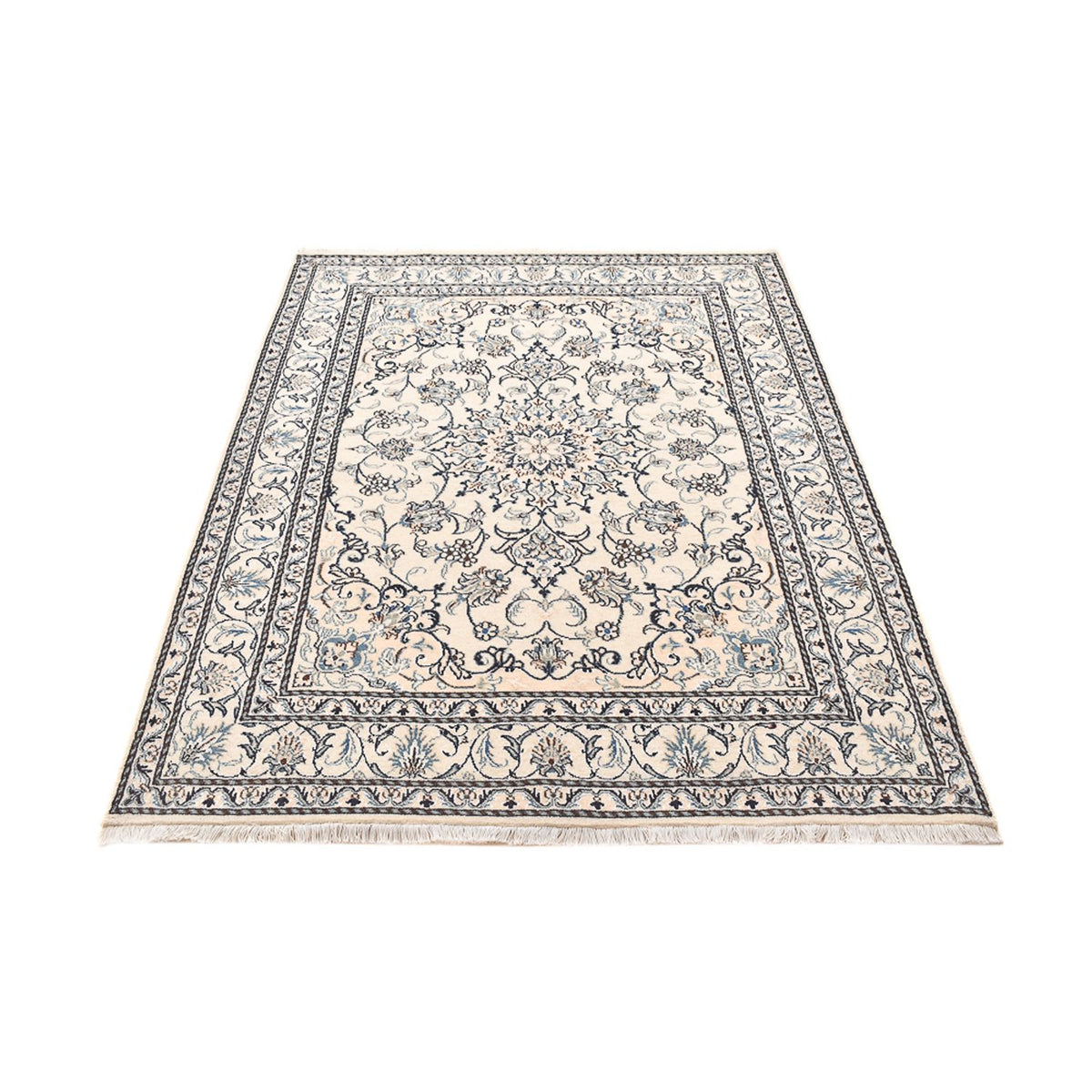 Perserteppich - Nain - 202 x 150 cm - hellbeige