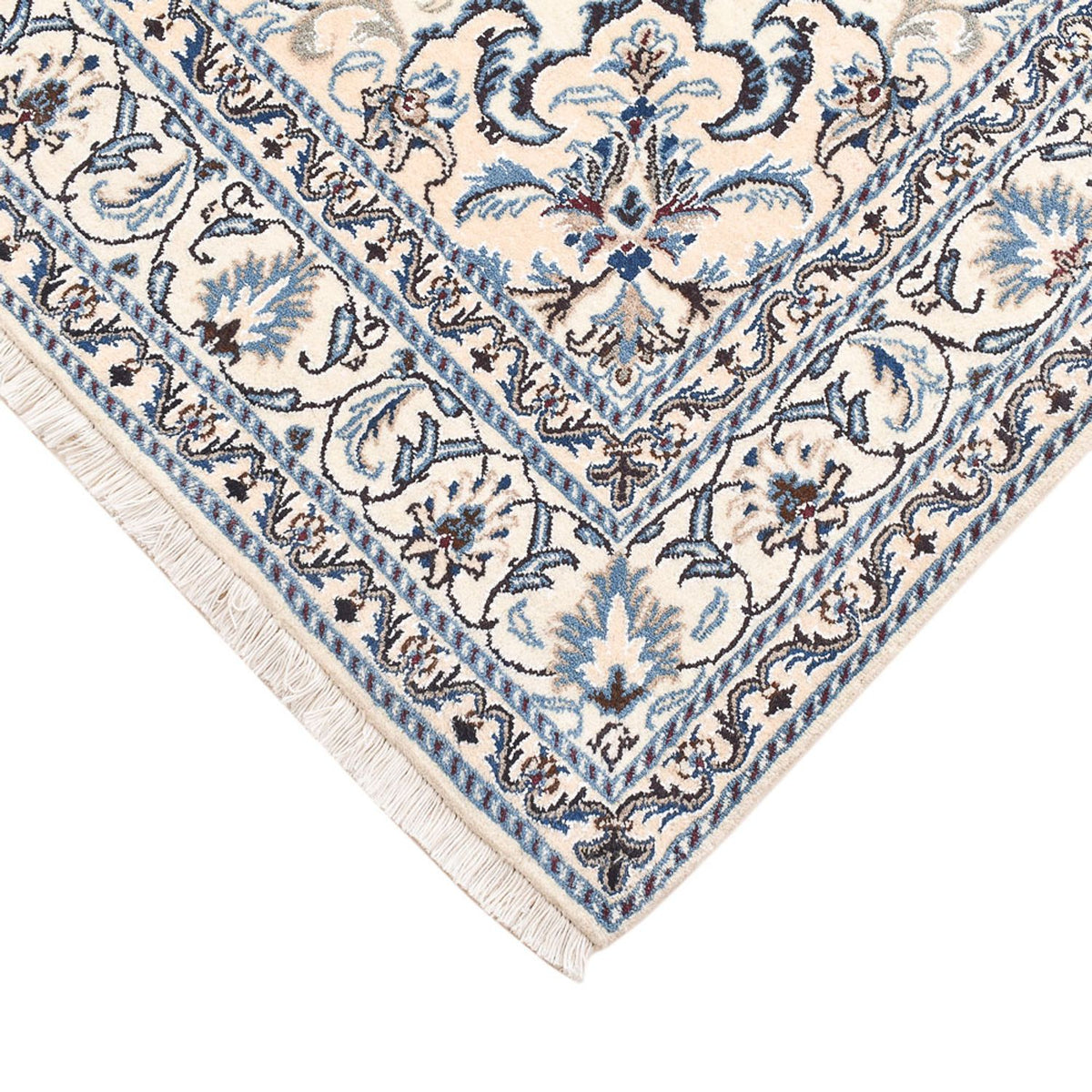 Perserteppich - Nain - 201 x 145 cm - hellbeige