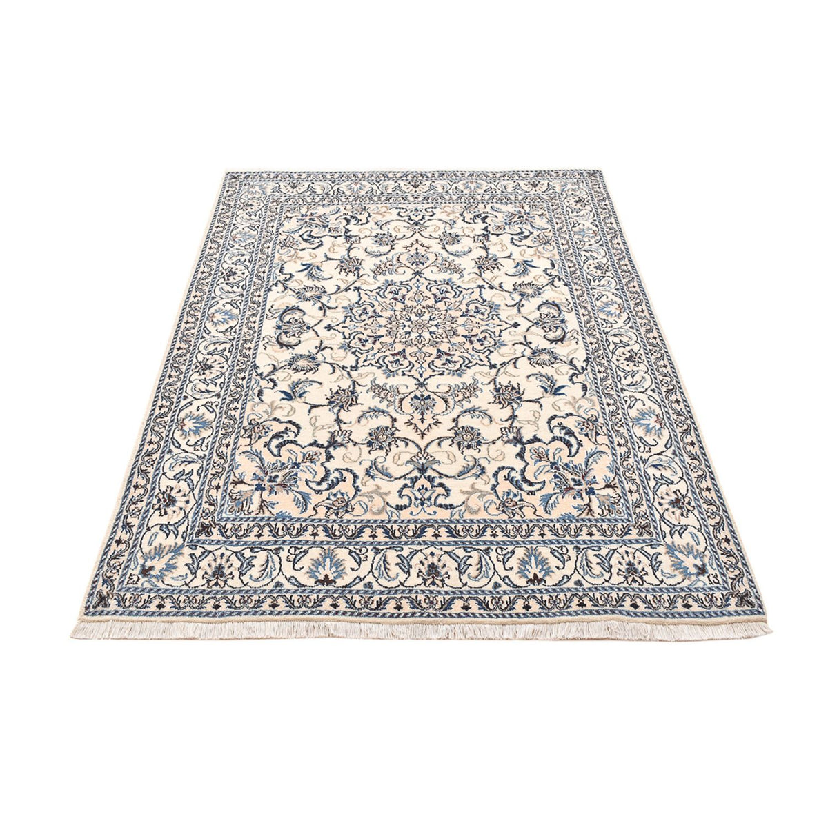 Perserteppich - Nain - 201 x 145 cm - hellbeige