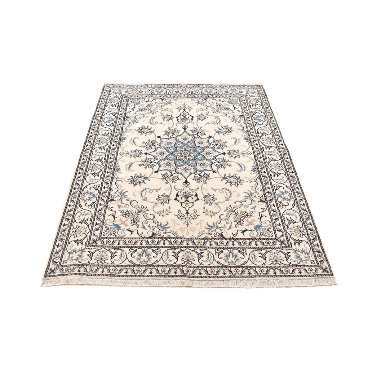 Perserteppich - Nain - 204 x 151 cm - hellbeige